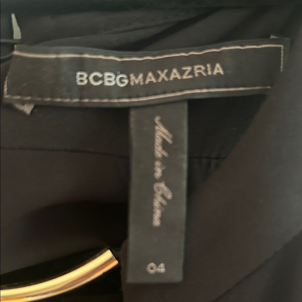 BCBGMaxAzria Black Backless Dress - Picture 2 of 8